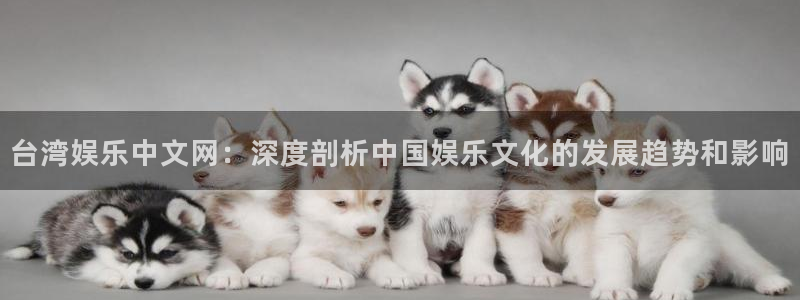 杏鑫娱乐：台湾娱乐中文网：深度剖析中国娱乐文化的发展趋势和影响